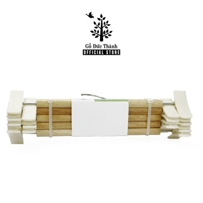 Máng quần có 2 kẹp nhựa (bộ 5 cái) | Gỗ Đức Thành - 08101