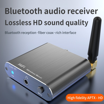 ROGTZ - Bộ Thu Âm Thanh Bluetooth 5.2 D300-HD Âm thanh Hi-fi, Khoảng cách hoạt động 15m, Chip Bluetooth Qualcomm CSR Hỗ Trợ Optical/Coaxial/AUX, Giải mã APTX/APTX-HD/SBC/AAC, Pin 500mAh 10h, Plug-and-play, Type C - Hàng Chính Hãng