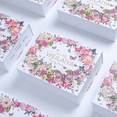 Set quà tặng cao cấp WEILAIYA: Combo Sữa tắm Hoa Hồng và Dưỡng thể ban đêm