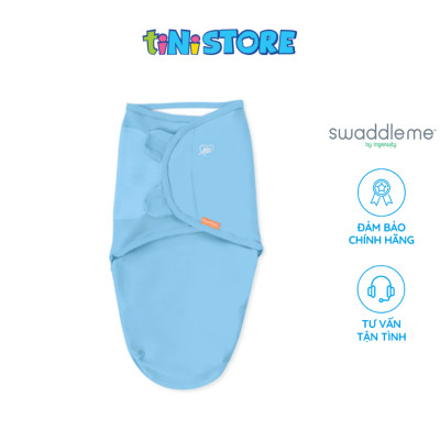 Set 2 Chăn Quấn Bé Màu Xanh/ Trắng Hình Vương Miện SwaddleMe 59786DSV