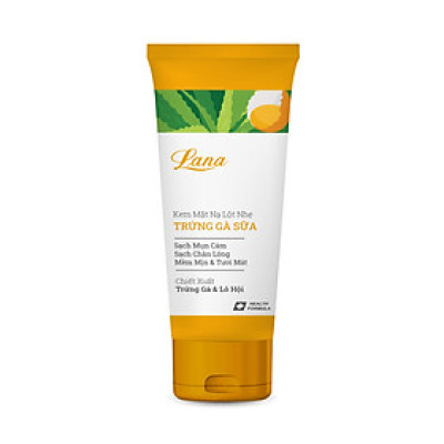 Kem Mặt Nạ Lột Nhẹ Trứng Gà Sữa Tube 100g