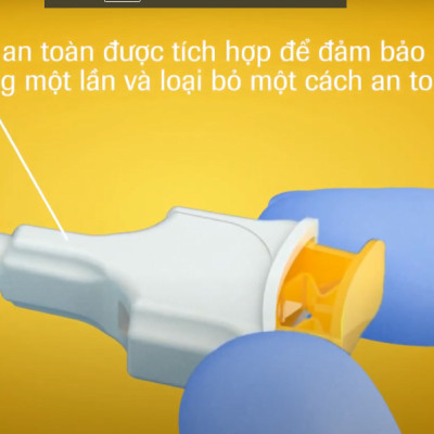 HỘP 200 CÂY KIM LẤY MÁU TIỂU ĐƯỜNG THỬ ĐƯỜNG HUYẾT ACCU-CHEK SAFE-T-PRO UNO