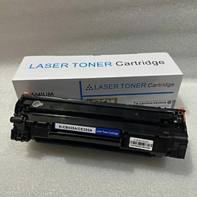 Hộp mực CE285A CB435A CRG325 TECH có lỗ đổ mực, dùng cho máy in HP P1102 Canon LBP 6030 1.6K - Hàng Nhập Khẩu