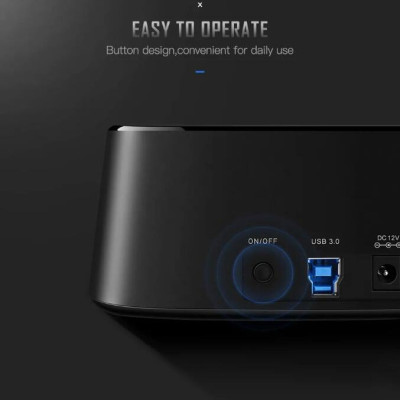 Ugreen UG50740CM197TK Hộp đọc ổ cứng 2.5 + 3.5 SATA USB 3.0 hỗ trợ 12TB - HÀNG CHÍNH HÃNG