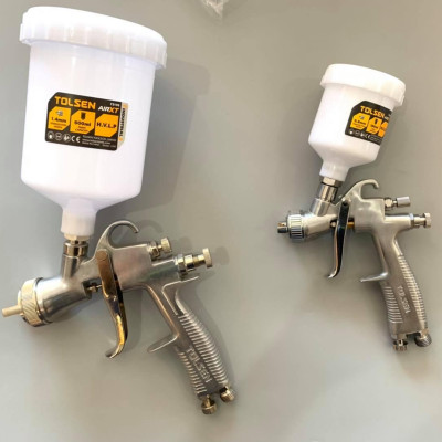 SÚNG PHUN SƠN MINI HVLP 200ml, 600ml TOLSEN 73160, 73170 - HÀNG CHÍNH HÃNG