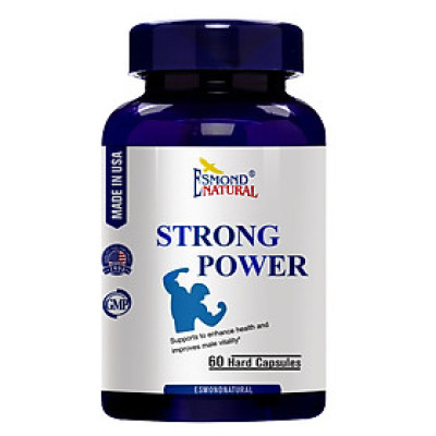 Esmond Natural Strong Power - Hỗ Trợ Sinh Lực Nam Giới Tăng Cường Sức Bền & Năng Lượng Thể Chất 60 Viên Nang