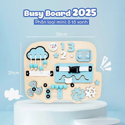 Đồ Chơi Giáo Dục - Bảng Bận Rộn Busy Board Rèn Luyện Vận Động Tinh Cho Bé Từ 12 Tháng Tuổi - Lalala Baby