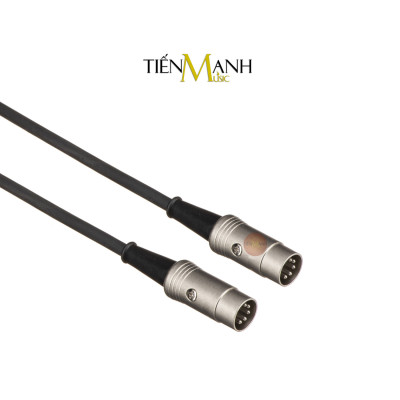 Dây Cáp MIDI Hosa 2 Đầu Kim Loại Cắm Tròn 5 Chân MID-503, 505, 510, 515, 520, 525 Cho Đàn Piano, Organ, Keyboard Cable 5-Pin DIN Hàng Chính Hãng - Kèm Móng Gẩy DreamMaker