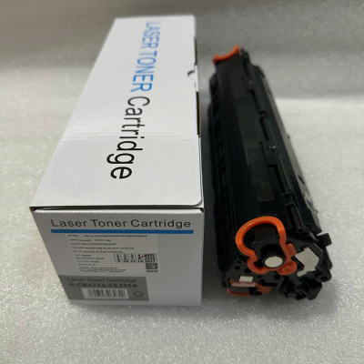 Hộp mực CE285A CB435A CRG325 TECH có lỗ đổ mực, dùng cho máy in HP P1102 Canon LBP 6030 1.6K - Hàng Nhập Khẩu