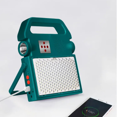 ĐÈN SOLAR LIGHT 100W NĂNG LƯỢNG MẶT TRỜI 54620 AKKO STAR   - HÀNG CHÍNH HÃNG