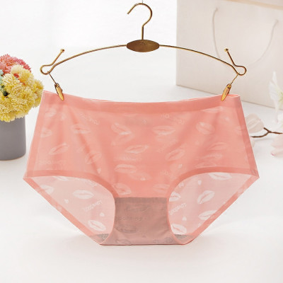 Combo 10 quần lót nữ thun lạnh in hình môi