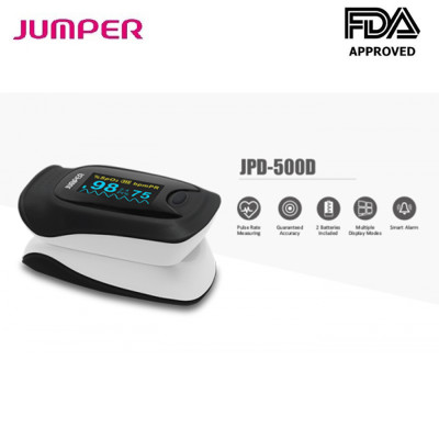 [Thương Hiệu Đức] Máy Đo Nồng Độ Oxy Và Nhịp Tim Jumper JPD-500D | Màn Hình Màu OLED 