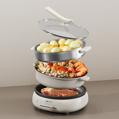 Nồi lẩu điện đa năng Bear C40W2 1500W - Hàng chính hãng