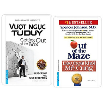 Sách - Combo Vượt ngục tư duy + Đào thoát khỏi mê cung - FirstNews