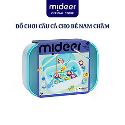 Đồ chơi câu cá nam châm bằng gỗ Mideer  Magnetic Fishing Toy cho bé