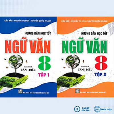 Combo Hướng Dẫn Học Tốt Ngữ Văn 8 - Tập 1 + 2 (Bám Sát SGK Cánh Diều) (Bộ 2 Cuốn) - HA