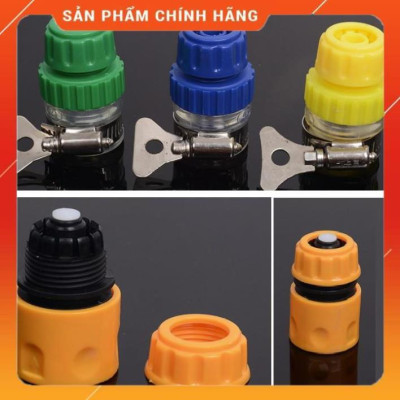 ️ Bộ dây vòi xịt nước rửa xe, tưới cây , tăng áp 3 lần, loại 20m 206318 đầu đồng, cút,nối vàng