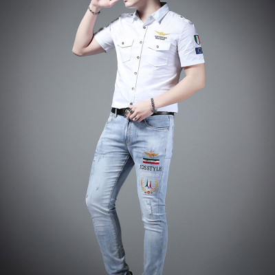 Áo Sơ Mi Nam Ngắn Tay Kiểu Dáng Cơ Trưởng U886 Thời Trang Hàn Quốc Chất Cotton Pha Lụa Mềm Mại, Thoáng Mát, Chống Nhăn, Trẻ Trung, Năng Động- HÀNG CHÍNH HÃNG