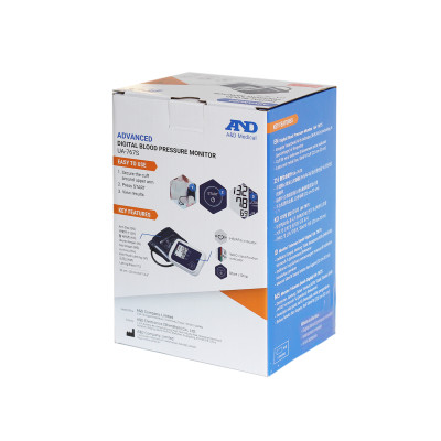 Máy đo huyết áp bắp tay tự động AND UA-767S Cảnh báo nhịp tim không đều/rung nhĩ (%IHB/AFib)