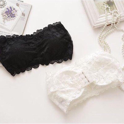 Áo Bra Ren Cúp Ngực Không Dây (2 cái trắng và đen)