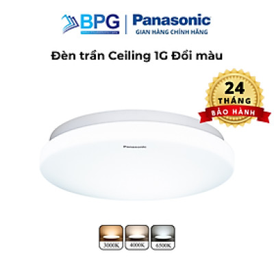 Đèn ốp trần nổi Panasonic Simple Ceiling 1G Loại đổi màu Công suất (12W,18W)