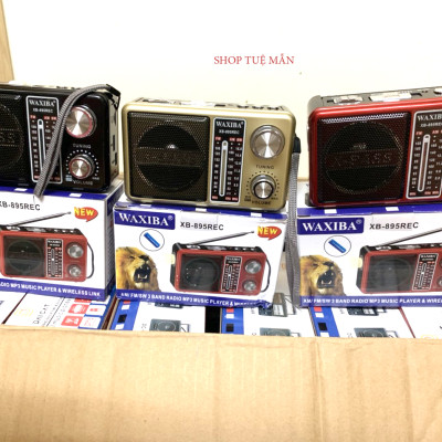 Đài Radio Waxiba XB-895 REC bluetooth MẪU MỚI GIÀNH CHO NGƯỜI GIÀ Hàng Chính Hãng