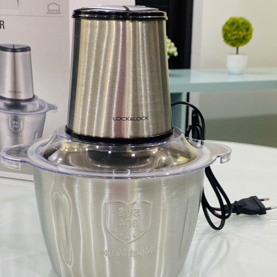 Máy Xay Thịt Cối Inox Lock&Lock EJM172 (2 lít) Hàng Chính Hãng