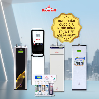 Máy Lọc Nước ROBOT Classy Pro 339WK-UR Tích Hợp Chức Năng Lọc R.O + UF 5 Bộ Vi Mạch LCD Đa Năng - Hàng Chính Hãng