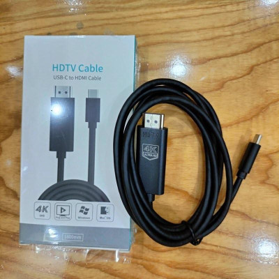 Cáp chuyển đổi Type C to HDMI siêu xịn dài 1.8M - Hỗ trợ 4K 60hz