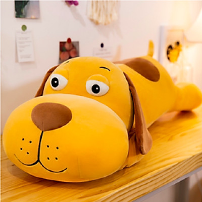 Bộ ba thú nhồi bông mắt lồi cute - Size từ 70cm đến 1m2- Quà tặng gấu bông trâu hồng, chó, khủng long xanh dễ thương - Gối ôm mềm mịn cho bé.