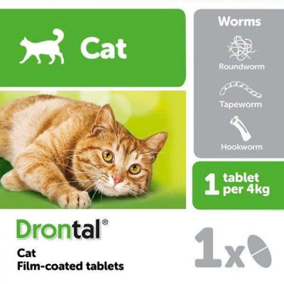 [1 Viên] Xổ Giun Drontal Cho Mèo ELANCO Drontal Cat