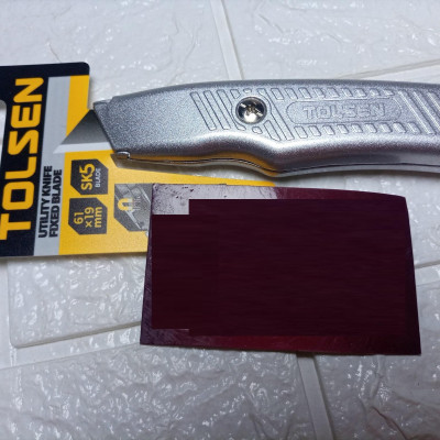 DAO RỌC GiẤY LƯỠI LIỀN CỐ ĐỊNH CÁN NHÔM TOLSEN 30108 - HÀNG CHÍNH HÃNG