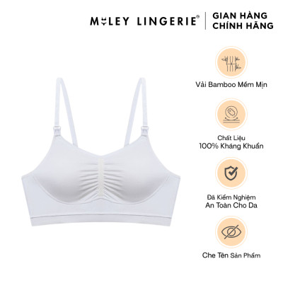 Áo Lót Bra Cho Nữ Vải Sợi Bamboo Từ Thiên Nhiên Mút Mỏng Miley Lingerie - BRB03