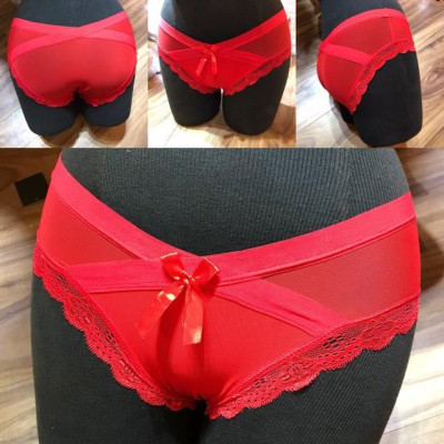 Combo 5 Quần lót nữ ren lưới nơ trước 5779 - chất siêu đẹp kèm ảnh thật