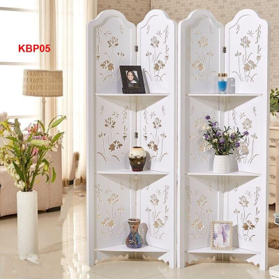 BÌNH PHONG HOA SEN CÓ KỆ 4 CÁNH - BÌNH PHONG HOA VĂN