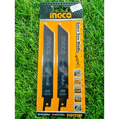 BỘ LƯỠI CƯA KIẾM 2 CÂY (CƯA KIM LOẠI) INGCO SSB922EF - HÀNG CHÍNH HÃNG