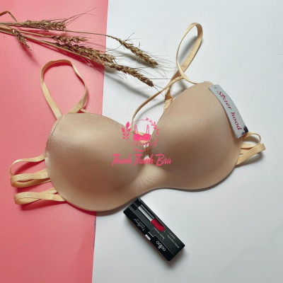 Áo ngực độn kép, dây chéo quyến rũ, form áo cực đẹp - Áo lót thái lan 8218