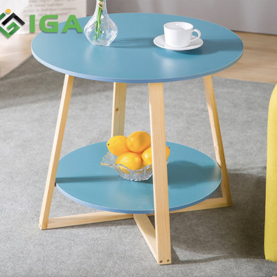 Bàn trà Bắc Âu Chân vuông mặt 60cm gp51