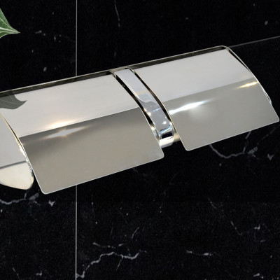 Lô giấy đôi inox 304 chống ăn mòn mặt gương sang trọng Hiwin Y-308 kích thước 75x85x87