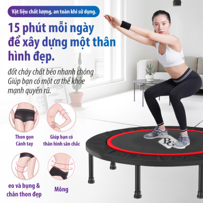 BG Sàn nhún lò xo cao cấp Trampoline 40 - 50 INCH Bật Nhảy Lò Xo Cho Trẻ Vui Chơi Phát Triển Vận Động An Toàn Cho Bé và Người Lớn- Hàng nhập khẩu