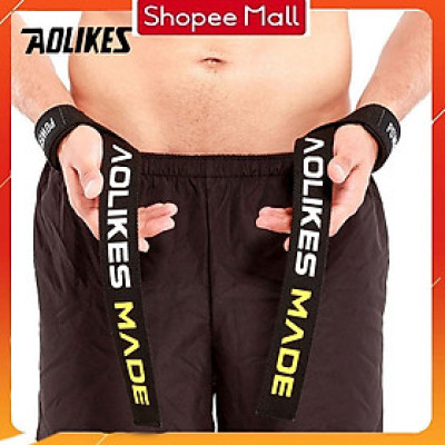 Dây Kéo Lưng Lifting Straps Hỗ Trợ Các Bài Tập Kéo Khi Thể Hình, Tập Gym AOLIKES (1 Đôi)