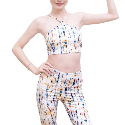 Quần lửng thể thao trên gối LMcation túi 2 bên - Sọc đủ màu