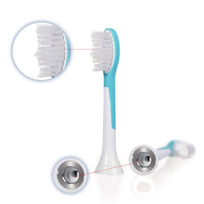 cho máy Philips Sonicare HX3, HX6, HX7, HX8, HX9, R, FlexCare +, FlexCare, HealthyWhite, HydroClean, EasyClean, DiamondClean, Bộ 4 đầu bàn chải đánh răng điện HX-6044 