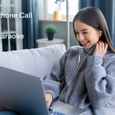 Tai nghe dây nhét tai Type C Baseus Encok C18- Hàng chính hãng