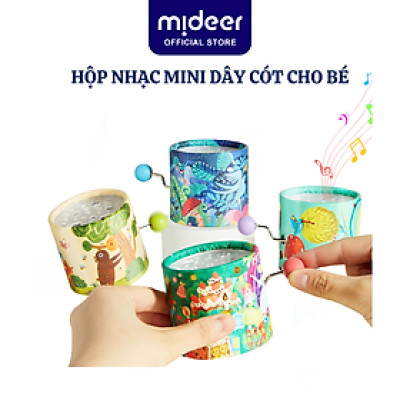 Hộp nhạc mini dây cót cho bé mideer Hand Crank Music Box