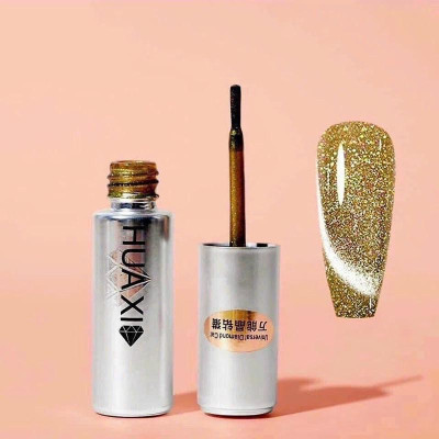 Sơn Gel Mắt Mèo Kim Cương Huaxi 9D Cao Cấp Lấp Lánh, Sơn Nhũ Vàng Bạc Cầu Vồng Làm Nail Gel Mắt Mèo Nail Phương Miu Nữ