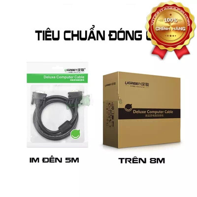 Ugreen UG11603DV101TK 15M màu Đen Cáp tín hiệu DVI 24 + 1 - HÀNG CHÍNH HÃNG