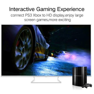 Ugreen 10146 5M màu Đen Cáp tín hiệu HDMI nối dài hỗ trợ 4K x 2K Ugreen HD107 - Hàng Chính Hãng