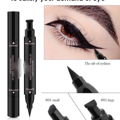 Dụng cụ trang điểm cho đôi mắt , bút kẻ mắt 2 đầu , chống thấm nước  cho bạn gái xinh đẹp mỗi ngày 