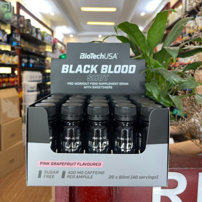 Bổ Sung Năng Lượng Pre-Workout BiotechUSA Black Blood - Dạng Chai Shot Tiện Lợi